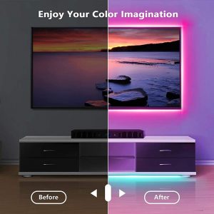 RGB Gaming LED Lights Bar for Room Desk TV Sync Lights - obitol